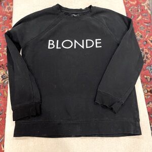Brunette the Label “BLONDE” sweatshirt L/XL